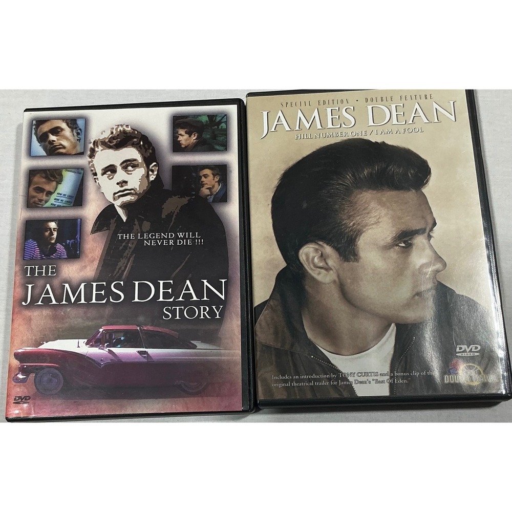 James Dean DVD Lot The James Dean Story‎ & Hill Number One I Am A Fool Used